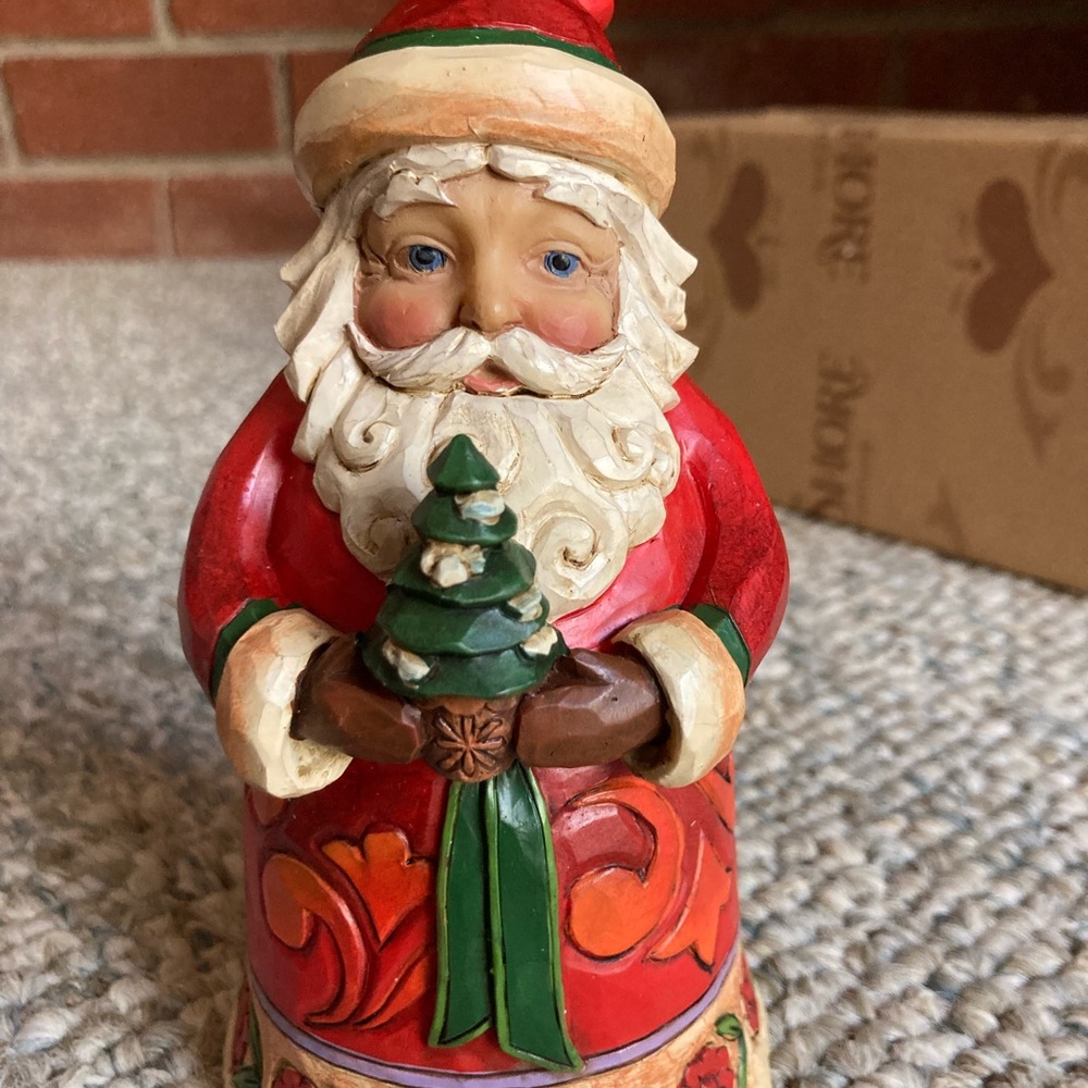 Jim Shore Santa “Christmas Cheer Given Here” Heartwood Creek Enesco - Picture 3 of 6